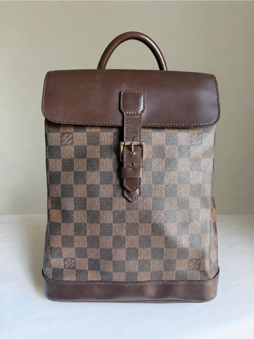 Louis Vuitton Damier Ebene Soho Backpack N51132